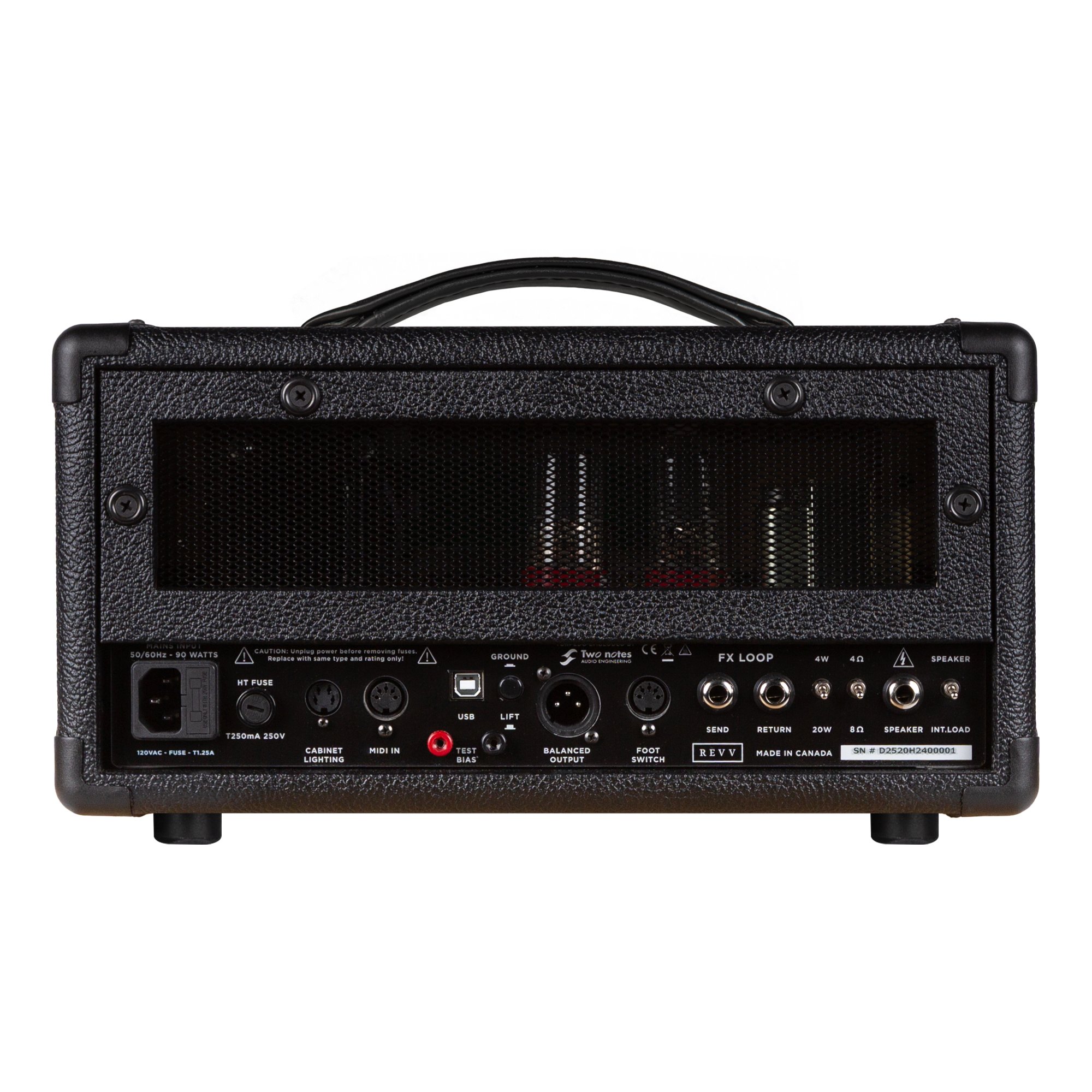 D20 MK2 Amp Head Black 20/4W